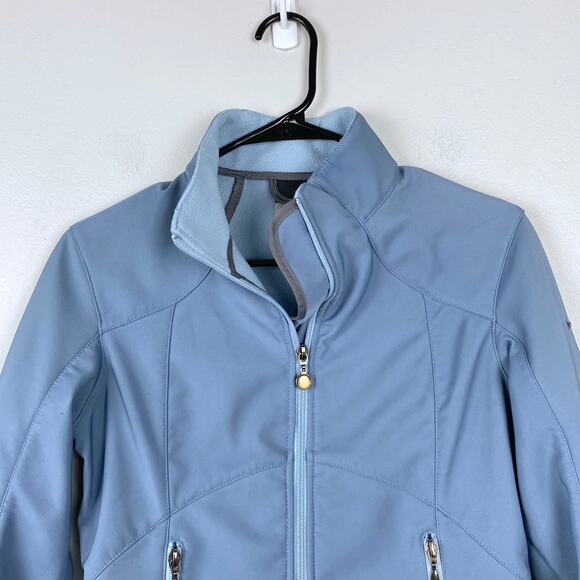 Nike Fleece Jacket‎ Basic Full-Zip Slate Blue Futuristic Gorpcore Techwear Small - Picture 2 of 12